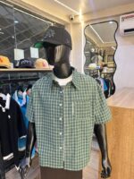 Mertra Plaid Crop Shirt - Image 7