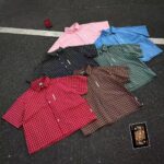 Mertra Plaid Crop Shirt