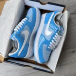 Nike Air Force 1 '07 Lv8 Psychic Blue/ White-University Blue - Image 2