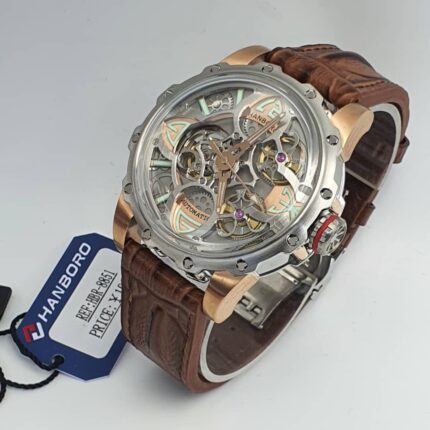 Quality Hanboro Automatic Leather Watch