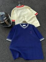 Ami Paris V-Neck Polo - Image 2